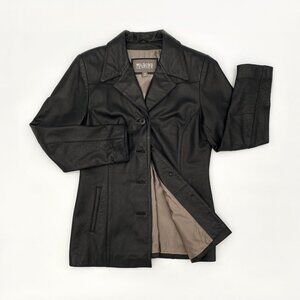 Vintage Wilsons Leather | Single Breasted Leather Blazer Jacket | VERY GOOD!!!